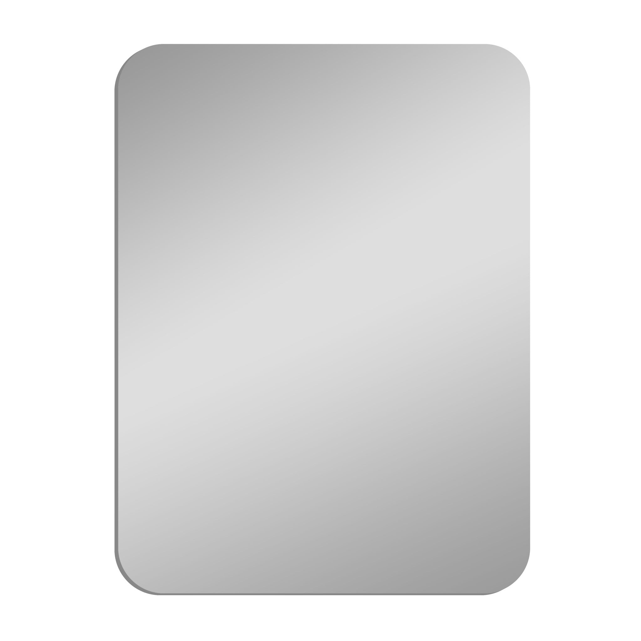 Rectangle Mirror Rounded Corners Shatterproof Acrylic Plastic Safety ...