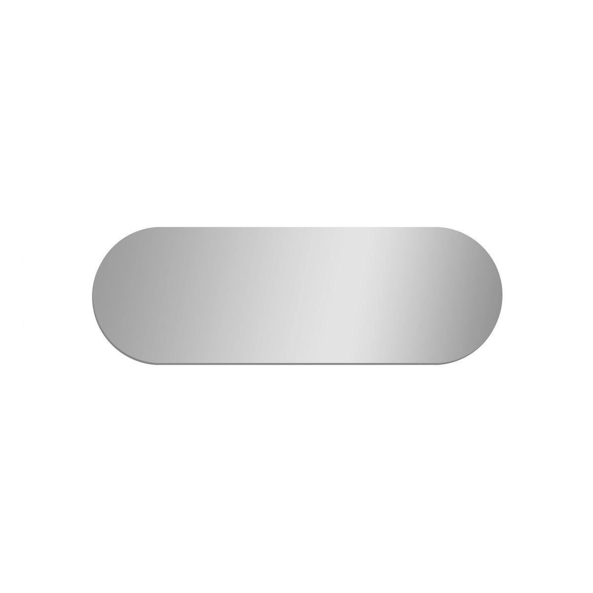 Rectangle Mirror Rounded Ends 12